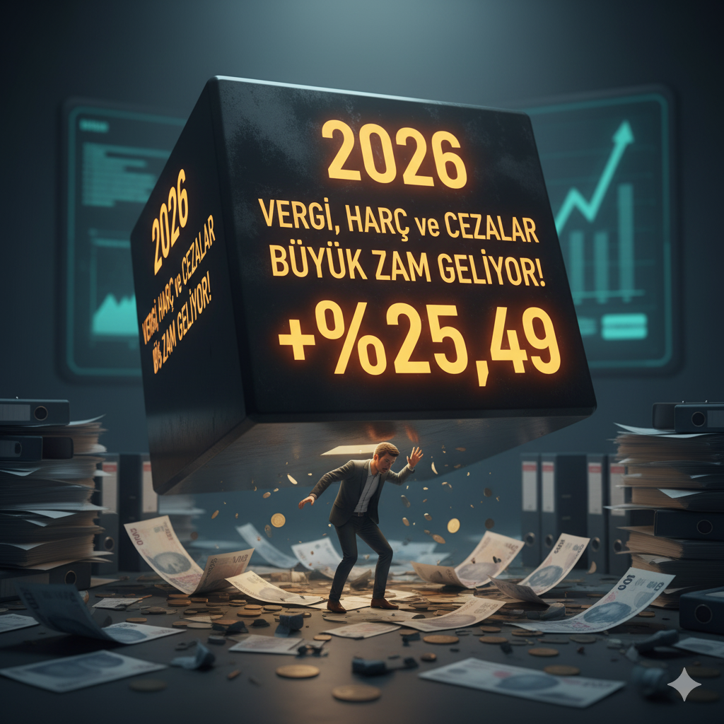 2026'da Vergi, Harç ve Cezalara Büyük Zam Geliyor